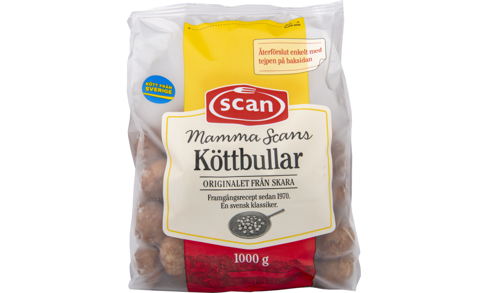 700078 MAMMAS KÖTTBULLAR 1KG OVAN