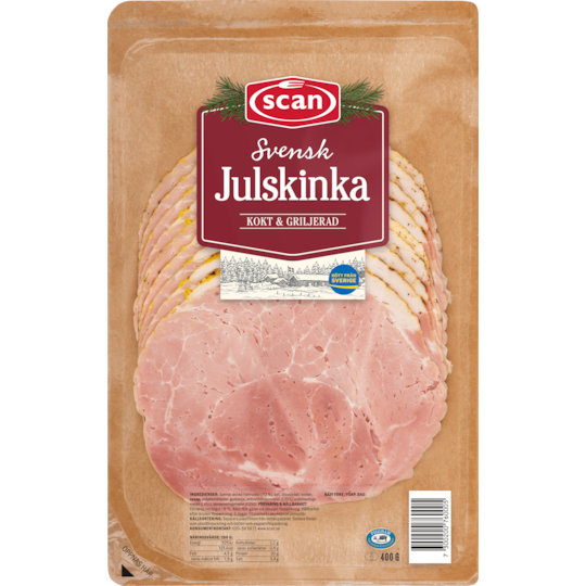 JULSKINKA SKIVAD 400G